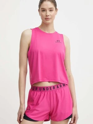 Under Armour top treningowy Rush Energy kolor różowy