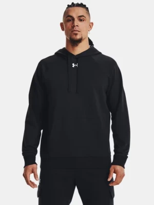 Under Armour UA RIVAL FLEECE HOODIE Bluza męska z kapturem Czarny