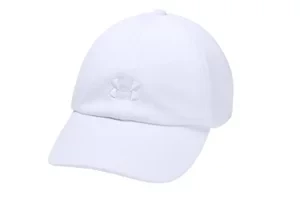 Under Armour W Play Up Cap 1351267-100, Damskie, Białe, czapki z daszkiem, poliester, rozmiar: One size