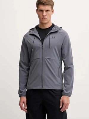 Under Armour wiatrówka Vibe kolor szary przejściowa 6003001