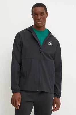 Under Armour wiatrówka Vibe Woven Windbreaker kolor czarny przejściowa 1386555