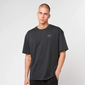 Under Armour Woven Label Heavyweight Short Sleeve mężczyźni T-Shirty i Polo czarny rozmiar Odzież