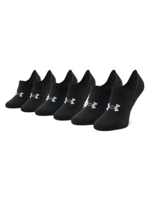 Under Armour Zestaw 3 par stopek unisex Ua Ultra Lo 1351784-001 Czarny