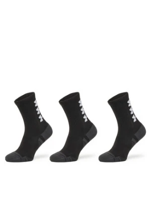 Under Armour Zestaw 3 par wysokich skarpet męskich UA Perform Tech 3p Crew 1379515 Czarny