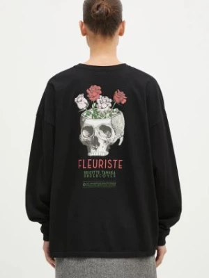 Undercover longsleeve bawełniany C/S kolor czarny UC2D1892.1