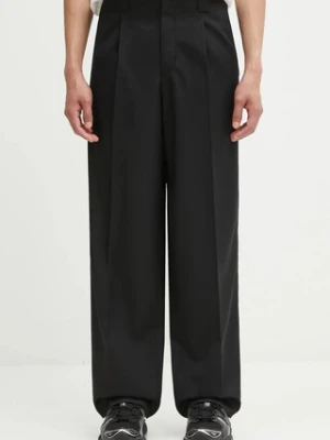 Undercover spodnie Pants męskie kolor czarny proste UP2E4505