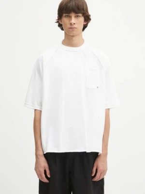 Undercover t-shirt bawełniany C/S męski kolor biały gładki UC1E4817