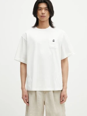Undercover t-shirt bawełniany C/S męski kolor biały gładki US1E4891