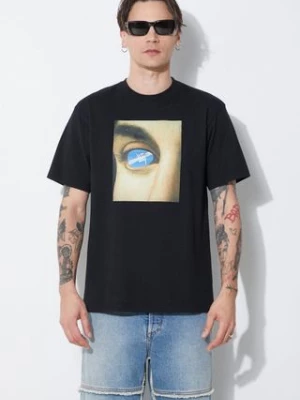 Undercover t-shirt bawełniany męski kolor czarny z nadrukiem UC1D3808