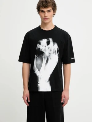 Undercover t-shirt bawełniany T.Shirt męski kolor czarny wzorzysty UC2E4813.8