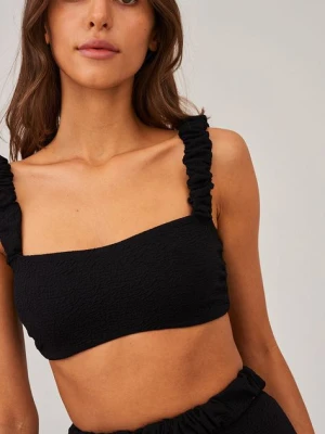 Undress Code Biustonosz kąpielowy kolor czarny miękka miseczka