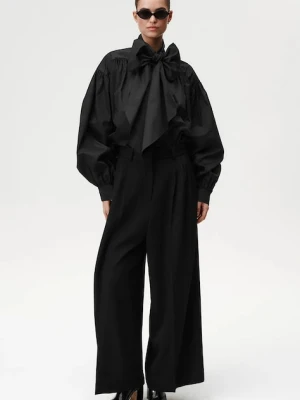 Undress Code bluzka damska kolor czarny gładka 1057