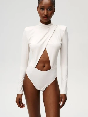 Undress Code body damska kolor beżowy gładka 1016