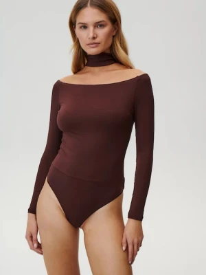 Undress Code body Drunk in Love Thong damska kolor brązowy gładka 808