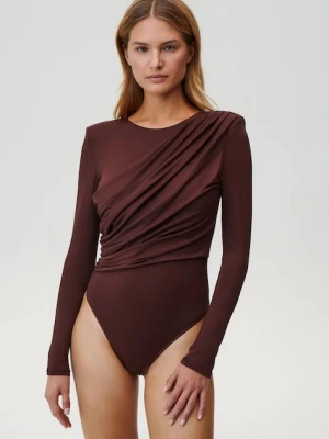 Undress Code body Thong damska kolor brązowy gładka 811
