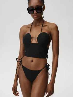 Undress Code figi kąpielowe Siena Bikini Bottom kolor czarny 934