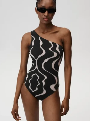 Undress Code jednoczęściowy strój kąpielowy About You Swimsuit kolor czarny miękka miseczka 940