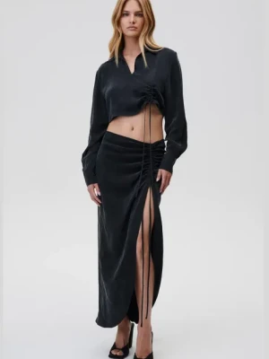 Undress Code spódnica Rhea Skirt kolor czarny maxi prosta 765