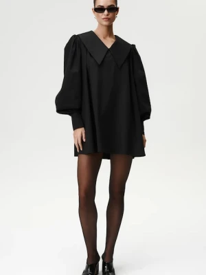 Undress Code sukienka kolor czarny mini oversize 1053