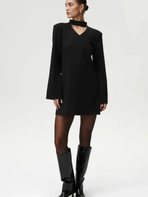 Undress Code sukienka kolor czarny mini prosta 1065