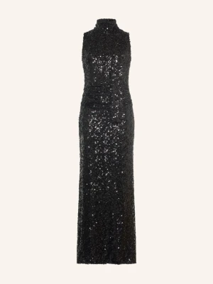 Undress Code Sukienka Z Kokardą Onyx Z Cekinami schwarz CZARNY