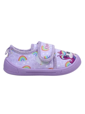 Unicorn Slippersy w kolorze fioletowym rozmiar: 25