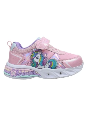 Unicorn Sneakersy w kolorze jasnoróżowo-białym rozmiar: 24