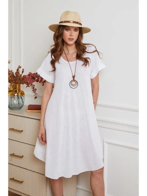 Uniq Sukienka "Damigo" w kolorze białym rozmiar: S