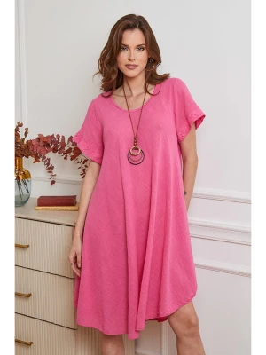 Uniq Sukienka "Damigo" w kolorze różowym rozmiar: L
