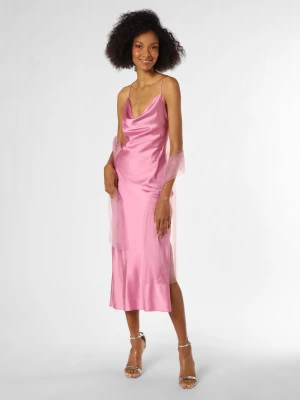 Unique Damska sukienka wieczorowa Kobiety różowy jednolity,
