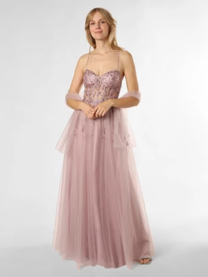 Unique Damska sukienka wieczorowa ze stułą Kobiety różowy|lila jednolity,