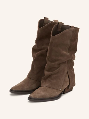 Unisa Kowbojki Guria Z Nitami beige
