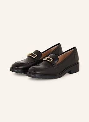 Unisa Loafersy Estiva schwarz