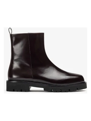 Unisa Skórzane botki "Faye" w kolorze czarnym rozmiar: 37