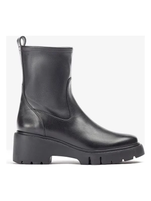 Unisa Skórzane botki "Jofof" w kolorze czarnym rozmiar: 40