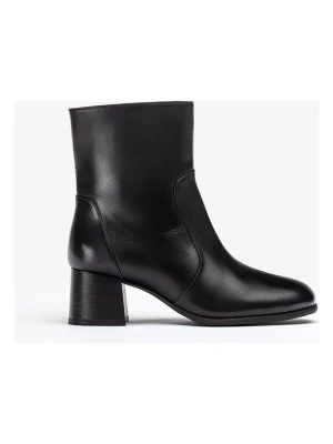 Unisa Skórzane botki w kolorze czarnym rozmiar: 38