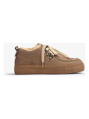 Unisa Skórzane sneakersy "Feny" w kolorze jasnobrązowym rozmiar: 36