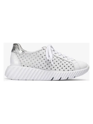 Unisa Skórzane sneakersy w kolorze białym rozmiar: 38
