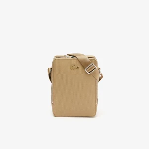 Unisex Męska skórzana torba typu Camera Bag Lacoste