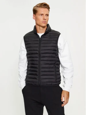 United Colors Of Benetton Bezrękawnik 2BA2UJ005 Czarny Slim Fit