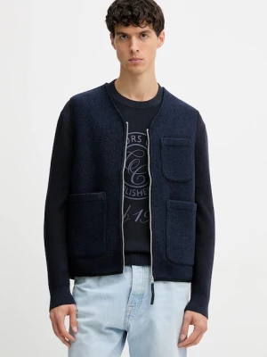 United Colors of Benetton bezrękawnik z dodatkiem wełny