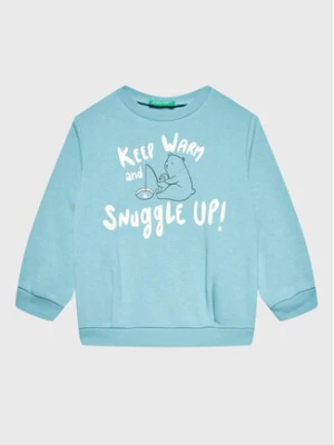 United Colors Of Benetton Bluza 35TMG105Z Niebieski Regular Fit