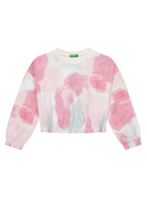 United Colors Of Benetton Bluza 35UJC10OB Różowy Regular Fit