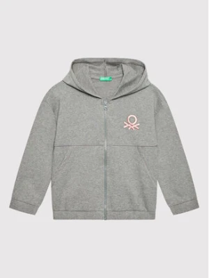 United Colors Of Benetton Bluza 3GNSC500O Szary Regular Fit