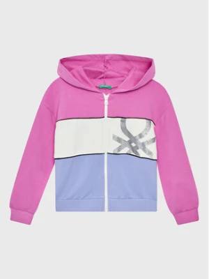 United Colors Of Benetton Bluza 3GNSC501C Różowy Regular Fit