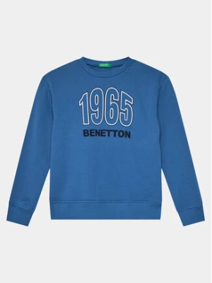United Colors Of Benetton Bluza 3J68C10H1 Niebieski Regular Fit