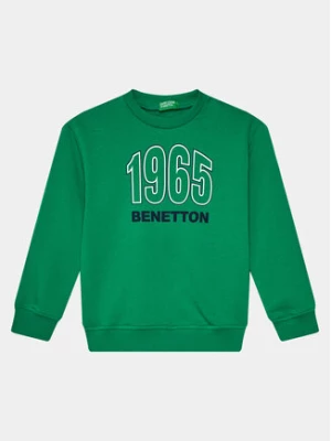 United Colors Of Benetton Bluza 3J68C10H1 Zielony Regular Fit