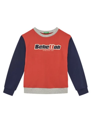 United Colors Of Benetton Bluza 3J68C10N2 Czerwony Regular Fit