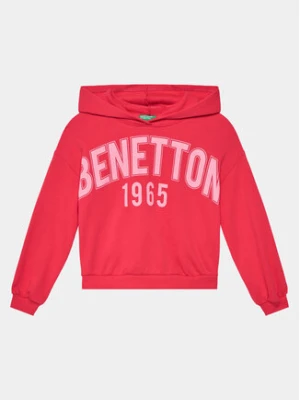 United Colors Of Benetton Bluza 3J68C203I Różowy Relaxed Fit