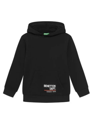 United Colors Of Benetton Bluza 3J68C204V Czarny Regular Fit